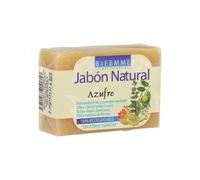 Bifemme Jabón de Azufre (Zolfo) Purificante y Seborregulador 100g - Pack de 2 Unidades (200g Totales)