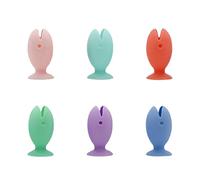 BIFHIG 1 Juego De Ventosas para Cepillos De Dientes, Rejillas con Forma De Animal, Ventosas De Almacenamiento Sin Perforaciones, Accesorios De Lavado De Viaje, Rejillas De Drenaje De Almacenamiento.