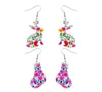 BIFHIG 1 Par De Aretes De Dibujos Animados, 1 Par De Pendientes Atigrados, Accesorios Divertidos Y Lindos, Adornos De Aderezo Personalizado, Adecuados para Fiestas, Vida Diaria Y Viajes.