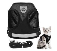 BIFHIG 1 Pieza De Correa para El Pecho para Perros Negros, Correa Reflectante, Correa Transpirable, Suministros para Mascotas.