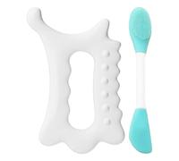 BIFHIG 1 Pieza De Masajeador Corporal Y 1 Pieza De Cepillo De Limpieza Facial, Dispositivo De Raspado De Espalda, Adecuado para Mejorar Y Reducir La Hinchazón Y La Fatiga.