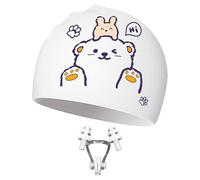 BIFHIG 1 Tapa De Natación, con 1 Par De Tapones para Los Oídos Y 1 Clip De Nariz, Tapa De Natación Simple, Clip De Nariz Impermeable, Suministros De Natación.