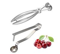 BIFHIG 2 Piezas De Nucleador De Frutas, Nucleador Manual De Frutas, Utensilios De Cocina, Se Pueden Usar para Cerezas, Aceitunas, Uvas Y Otras Frutas.