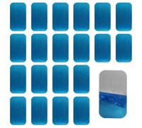 BIFHIG 20 Piezas De Parches Magnéticos Rectangulares, Imanes Metálicos Autoadhesivos, Accesorios De Reemplazo De Lámparas, Adecuados para Luces De Gabinetes Y Luces De Inducción.