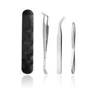 BIFHIG 3 Piezas De Alicates De Eliminación De Garrapatas De Acero Inoxidable, Herramientas para El Cuidado De Mascotas, Accesorios De Protección para Exteriores.