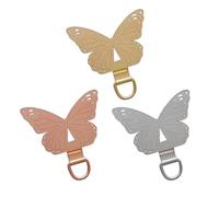 BIFHIG 3 Piezas De Junta De Telefonía Móvil De Mariposa, Clip De Acero Inoxidable, Parche Posterior Extraíble, Decoración De Teléfonos Móviles.