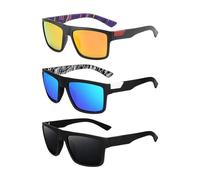 BIFHIG 3 Piezas Gafas De Sol De Protección Solar, Decoración Elegante, Gafas De Sol Clásicas Y Elegantes, Accesorios De Ciclismo Al Aire Libre Para Hombres Y Mujeres