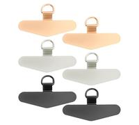 BIFHIG 6 Piezas del Clip De Junta De Teléfono Móvil, Pieza De Conexión De Acero Inoxidable, Clip De Triángulo, Suministros De Decoración De Teléfonos Móviles.