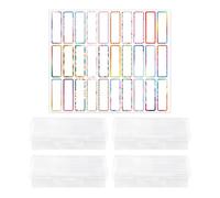 BIFHIG Caja De Almacenamiento De 4 Piezas Y 1 Etiqueta, Caja De Almacenamiento Portátil, Caja De Almacenamiento Simple, Caja De Hisopo De Algodón De Viaje, Herramienta De Almacenamiento.