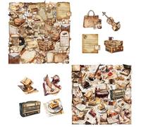 BIFHIG Pegatinas De 100 Letras, Pegatinas Transparentes Impermeables, Calcomanías Retro De Cuentas De Mano, Decoraciones De Bricolaje.