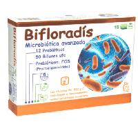 Bifloradis 15 cápsulas - complemento alimenticio de uso diario