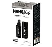 Bifull - Nano Fibras Capilares con Spray de Fijación Fuerte Color Gris 100 ml + 25 g - BFEXT43310