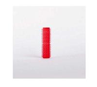 BIFULL RULO Velcro Rojo 36 mm 12 UDS, Negro, Estandar