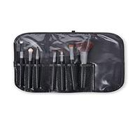 BIFULL Set Estuche 7 Pinceles Maquillaje TIKA Black, Único, Estándar