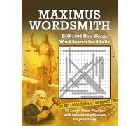 BIG 1600 New Words Word Search for Adults: 80 Large Print Puzzles with Interesting Themes for Jury Duty