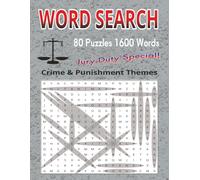 BIG 1600 New Words Word Search for Adults: 80 Large Print Puzzles with interesting themes for Jury Duty