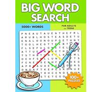 Big 2025 Word Search: 5000 Words With 166 Puzzles Adults, Teens, and Seniors