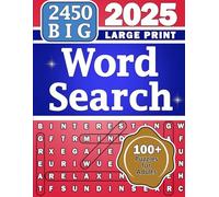 BIG 2450 Word Search 100+ Large Print Themed Puzzles for Adults Seniors and Teens: Seek n Find Game Book Volume 2 (Happy Puzzling!)