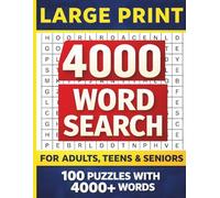 Big 4000 Word Search: Large Print Puzzle Book for Adults, Teens & Seniors - 100 New Themed Puzzles with 4000+ Words (Passiloma Large Print Word Search Collection)