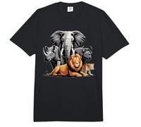 Big 5 Wildlife Sudáfrica Safari Comfort Colors Adult Heavyweight T-Shirt