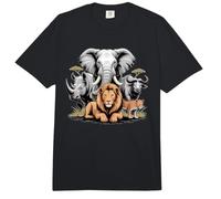 Big 5 Wildlife Sudáfrica Safari Los Cinco Grandes de África Comfort Colors Adult Heavyweight T-Shirt