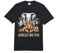Big 5 Wildlife Sudáfrica Safari Los Cinco Grandes de África Comfort Colors Adult Heavyweight T-Shirt