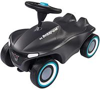 Big Bobby Car Neo antracita: vehículo deslizante para interiores y exteriores, vehículo infantil con neumáticos susurrantes y dos colores de llantas para cambiar, para niños a partir de 1 año
