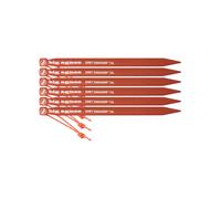 Big Agnes - Accesorios para tiendas - Dirt Dagger UL 7.5” Tent Stakes: Pack Of 6 de Aluminio - Gris Gris one size