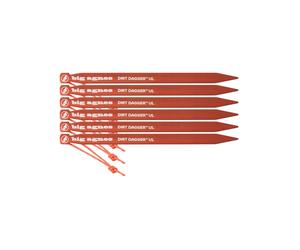 Big Agnes - Accesorios para tiendas - Dirt Dagger UL 7.5” Tent Stakes: Pack Of 6 de Aluminio - Gris Gris one size