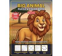 Big Animal Puzzle & Color Book: Bilingual English-Vietnamese Animal Puzzles & Coloring for Kids Ages 5-8 | Word Search, Crosswords, Sudoku, Mazes & Fun Facts · Song Ngu Anh-Viet