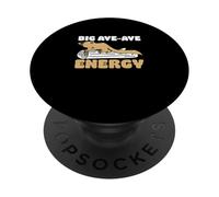 Big Aye Aye Energía Divertido Aye Aye Primate Aye-Aye Susurrador PopSockets PopGrip Adhesivo