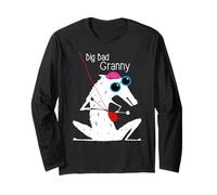 Big Bad Granny Big Bad Wolf - Disfraz de Halloween fácil 2017 Manga Larga