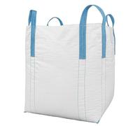 Big Bag - Bolsa grande (90 x 90 x 110 cm, gran estabilidad, hasta 1500 kg, eliminación de bolsas grandes con 4 trabillas)