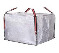 BIG BAG ESCOMBROS 90X90X90CM BLANCO AGUANTA HASTA 1000KG