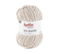 BIG BAMBI de Katia ovillos de 200 gramos y 80 metros. (101 - Beige)