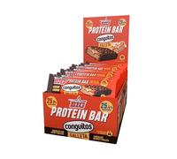 BIG - Barritas Proteina con Toppings de Conguitos Dark Galleta 25 gr Proteina por Barra - Pack 15 Barritas x 60 gr - Barras Alta en de Proteinas con Chocolate con Leche - Ideal para Dieta Deportiva