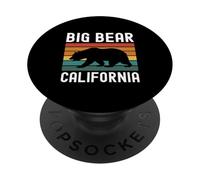 Big Bear, California, Lake Village, esquí, Nieve y Acampada en el Sur de California PopSockets PopGrip Adhesivo