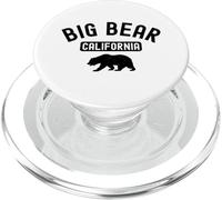 Big Bear, California, Lake Village, esquí y Nieve, SoCal Camping 909 PopSockets PopGrip para MagSafe