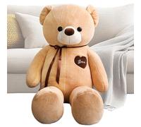 Big Bear - Giant Adorable Doll, 55Inch Large Stuffed Plush Bear, Soft Huggable Toy Gift, Bedroom Living Room Decoration, Nursery Playroom Photo Prop, for Kids Girls Boys Adults Holiday Birthday