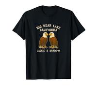 Big Bear Lake California Eagles Jackie y Shadow Camiseta