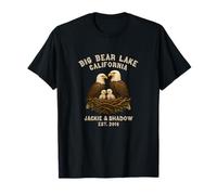 Big Bear Lake California Eagles Jackie y Shadow Camiseta