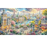 Big-Ben 1000 Piezas Puzzle de Papel Reciclado Juego Educativo relajación para Adultos y niños de 12 años y más 70x50/1000pcs