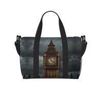 Big Ben - Bolsa de Viaje Estampada con Correa Ajustable para el Hombro, Adecuada para Viajes y Deportes