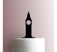 Big Ben - Decoración acrílica para tartas de 7 pulgadas de ancho/verde claro