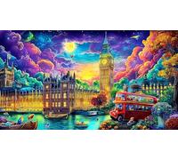 Big-Ben-Palace-of-Westminster-London 1000 Piezas Puzzle Educativo desafiante Papel Reciclado para Adultos Actividad en casa Idea de Regalo 70x50/1000pcs
