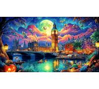 Big-Ben-Palace-of-Westminster-London 1000 Piezas Puzzle Educativo desafiante Papel Reciclado para Adultos Actividad en casa Idea de Regalo 38x52/1000pcs