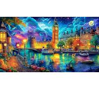 Big-Ben-Palace-of-Westminster-London 1000 Piezas Puzzle Educativo desafiante Papel Reciclado para Adultos Actividad en casa Idea de Regalo 38x26/1000pcs