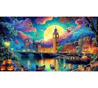 Big-Ben-Palace-of-Westminster-London 1000 Piezas Puzzle Educativo desafiante Papel Reciclado para Adultos Actividad en casa Idea de Regalo 38x52/1000pcs