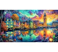 Big-Ben-Palace-of-Westminster-London 1000 Piezas Puzzle Reciclado para Adultos Juego Educativo relajación Desafiante Idea de Regalo 38x52/1000pcs