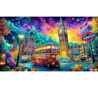 Big-Ben-Palace-of-Westminster-London 1000 Piezas Puzzle Reciclado para Adultos Juego Educativo relajación Desafiante Idea de Regalo 38x26/1000pcs